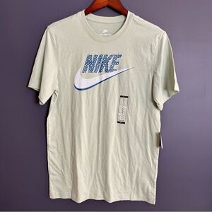 Nike Men's Futura Tee T-Shirt Short Sleeve Sage Green Blue Logo Casual Small NEW